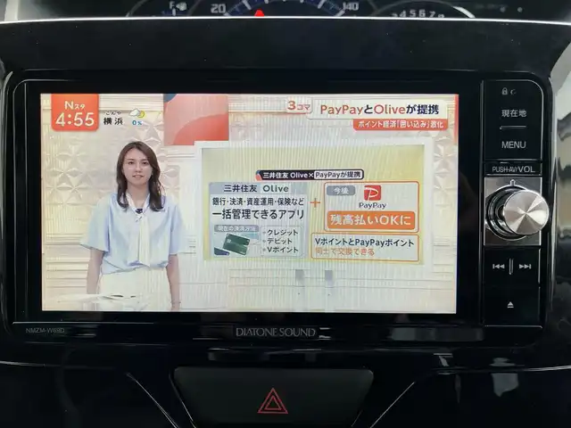 ダイハツ タント カスタムX トップED VS SAⅢ 埼玉県 2019(令1)年 0.7万km レーザーブルークリスタルシャイン 純正ナビ/フルセグTV／DVD／CD／Bluetooth/ETC/純正ドライブレコーダー/アラウンドビューモニター/両側パワースライドドア/コーナーセンサー/シートヒーター（D席）/衝突軽減ブレーキ/横滑り防止機能/アイドリングストップ/ステアリングスイッチ/パワーモード/オートハイビーム/オートライト/フォグライト/ウィンカーミラー/ドアバイザー/純正フロアマット/USB端子/スペアキーあり/AW付きスタッドレスタイヤあり