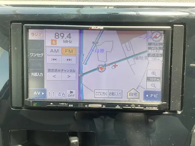 三菱 ｅＫワゴン E 京都府 2018(平30)年 4.4万km ウィーターブルーM 社外メモリーナビ/ワンセグＴＶ/バックカメラ/ETC/運転席シートヒーター/横滑り防止装置/社外ドラレコ/オートリトラミラー/キーレス/スペアキー/取扱説明書