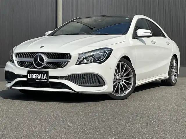メルセデス・ベンツ ＣＬＡ１８０ AMG スタイル 香川県 2019(平31)年 5.9万km ポーラホワイト ワンオーナー/アイドリングストップ/ACC/純正ナビ/バックカメラ/フルセグTV/ハーフレザー/シートヒーター/パワーシート/サンルーフ/純正18インチアルミ/LEDヘッドライト/ハーマンカードン