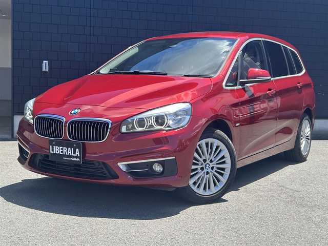 ＢＭＷ ２１８ｄ グランツアラー ラグジュアリー 静岡県 2018(平30)年 4.9万km ワイン 前期モデル/アドバンスド・セーフティパッケージ/・ACC/HUD/純正HDDナビゲーション/・Bluetooth/USB/AM/FM/バックカメラ/コンフォート・アクセス/メモリー付きパワーシート/シートヒーター（前席）/ミラー一体型ETC/スーパーキャット搭載/茶革シート/社外ドライブレコーダー