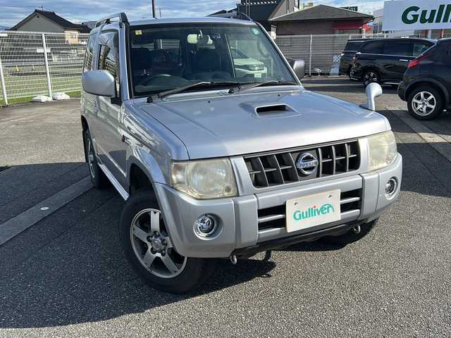 日産 キックス RX 富山県 2012(平24)年 9.9万km クールシルバー ４WD/ルーフレール/社外ナビ（AVIC-RZ302)/DVD再生/ワンセグTV/シートヒーター（D）/フォグランプ/純正フロアマット/純正ドアバイザー/保証書・取説/スペアキー