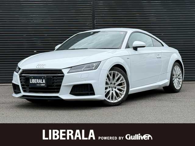 アウディ ＴＴクーペ 2．0 TFSI Sラインパック 静岡県 2016(平28)年 6.2万km グレイシアホワイトメタリック ハーフレザーシート/バーチャルコックピット/(CD/DVD/Bluetooth/フルセグ)/バックカメラ/クルーズコントロール/パーキングアシスト/スマートキー/ETC/ドライブレコーダー/純正フロアマット/純正18インチアルミホイール/保証書/取説