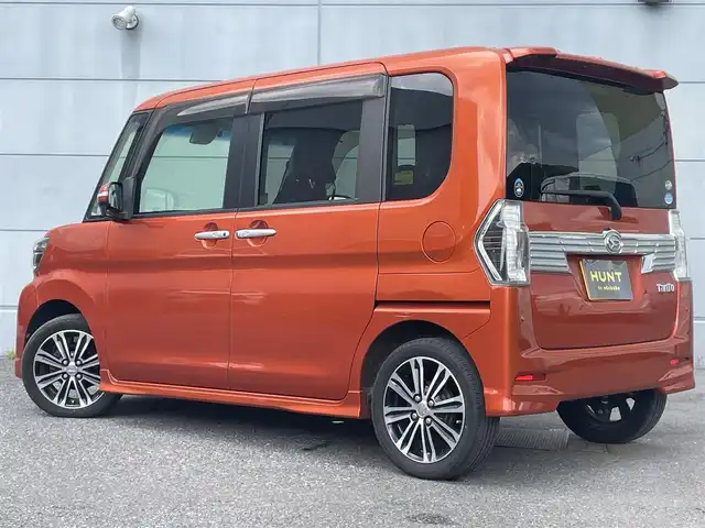 ダイハツ タント カスタム RS トップED SAⅡ 千葉県 2016(平28)年 6.5万km トニコオレンジメタリック 社外ナビ/ワンセグＴＶ/バックカメラ/両側パワースライドドア/ＥＴＣ/アイドリングストップ/オートライト/ＵＳＢソケット/衝突被害軽減ブレーキ/ステアリングスイッチ/電格ミラー/プッシュスタート/スマートキー