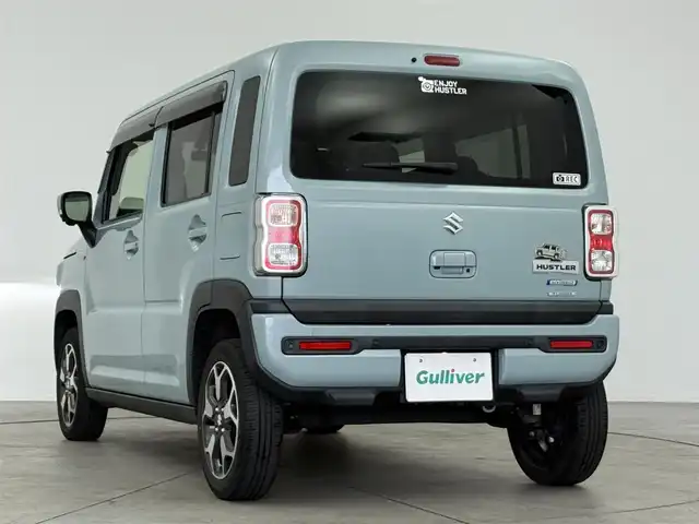 スズキ ハスラー HYBRID X ターボ 愛知県 2021(令3)年 4.3万km オフブルーM ワンオーナー/純正9型ナビ（フルセグ、CD、DVD、Bluetooth）/全方位カメラ/ACC/ETC/ドラレコ/衝突軽減ブレーキ/レーンキープアシスト/オートハイビーム/LEDヘッドライト/コーナーセンサー/シートヒーター/スマートキー/USB/オートライト/純正15インチAW/純正フロアマット/ターボ/フォグライト