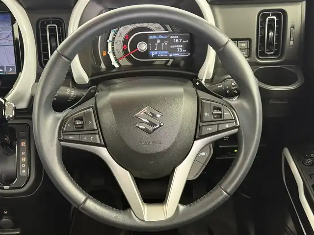 スズキ ハスラー HYBRID X ターボ 愛知県 2021(令3)年 4.3万km オフブルーM ワンオーナー/純正9型ナビ（フルセグ、CD、DVD、Bluetooth）/全方位カメラ/ACC/ETC/ドラレコ/衝突軽減ブレーキ/レーンキープアシスト/オートハイビーム/LEDヘッドライト/コーナーセンサー/シートヒーター/スマートキー/USB/オートライト/純正15インチAW/純正フロアマット/ターボ/フォグライト