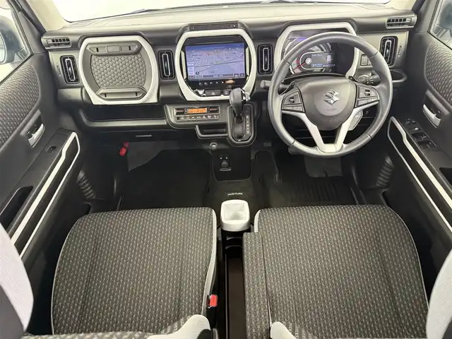 スズキ ハスラー HYBRID X ターボ 愛知県 2021(令3)年 4.3万km オフブルーM ワンオーナー/純正9型ナビ（フルセグ、CD、DVD、Bluetooth）/全方位カメラ/ACC/ETC/ドラレコ/衝突軽減ブレーキ/レーンキープアシスト/オートハイビーム/LEDヘッドライト/コーナーセンサー/シートヒーター/スマートキー/USB/オートライト/純正15インチAW/純正フロアマット/ターボ/フォグライト