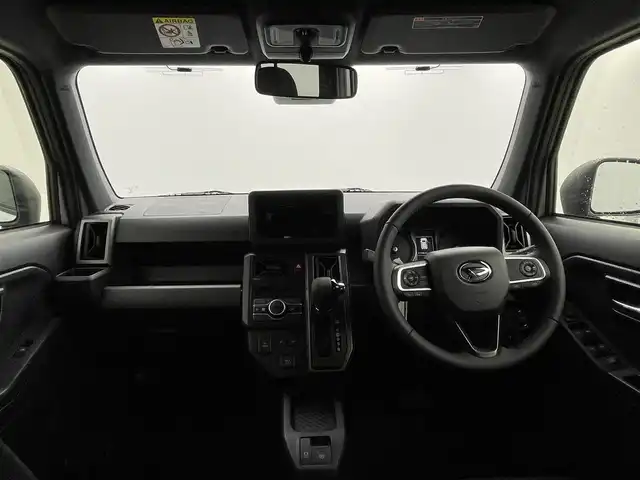 ダイハツ タフト G ダーククロムベンチャー 群馬県 2025(令7)年 0.1千km シャイニングホワイトパール 届出済未使用車　ガラスルーフ　オーディオレス　レーダークルーズコントロール　ＬＥＤ　オートハイビーム　シートヒーター　純正１５インチＡＷ　ステアリングリモコン　オートブレーキホールド　コーナーセンサー