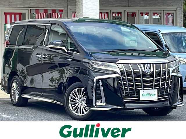 トヨタ アルファードハイブリット SR Cパッケージ 千葉県 2021(令3)年 1.9万km ブラック サンルーフ　ＤＡ　皮　バックカメラ エアシート　シートヒーター　電動シート　両側電動スライド　２．０ＥＴＣ　セーフティセンス　デジタルミラー　電動リアドア　コンビハンドル　ソナー　ＬＥＤ　オートライト