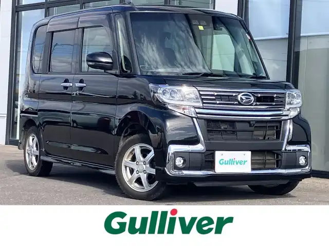 ダイハツ タント カスタムRS トップED LTD SAⅢ 道南・函館 2018(平30)年 4.7万km ブラックマイカメタリック /純正ＳＤナビ//フルセグＴＶ//夏冬タイヤ//ドライブレコーダー//全周囲カメラ//両側パワースライドドア//衝突軽減ブレーキ//後方コーナーセンサー//オートハイビーム//オートライト//ハーフレザーシート//運転席シートヒーター//ターボ//純正フロアマット//スペアキー1本//ワンオーナー//保証書//記録簿