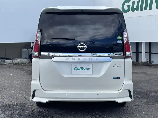 日産 セレナ ハイウェイスター G 福島県 2016(平28)年 8.4万km ブリリアントホワイトパール 両側パワースライドドア/純正ナビ/フルセグＴＶ/ＣＤ/ＤＶＤ/ＦＭ・ＡＭ/Ｂｌｕｅｔｏｏｔｈ/全方位カメラ/後席モニター/プロパイロット/純正フロアマット/ＥＴＣ/ドライブレコーダー/オートホールド