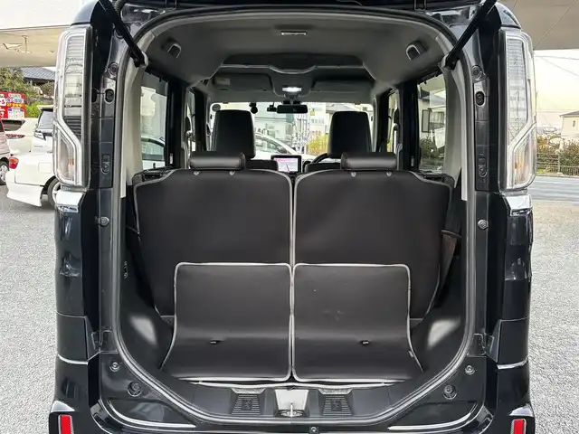 スズキ スペーシア カスタム HYBRID XS ターボ 熊本県 2018(平30)年 7.9万km ブルーイッシュブラックパール3 純正メモリナビ（CN-RZ83）/【フルセグTV/Bluetooth/CD/DVD】/バックカメラ/両側パワースライドドア/衝突軽減ブレーキ/車線逸脱/クルーズコントロール/ヘッドアップディスプレイ/クリアナンスソナー/横滑り防止/ハーフレザーシート/シートヒーター/ドライブレコーダー/アイドリングストップ/純正フロアマット/プッシュスタート/スマートキー