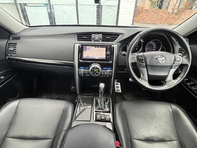 トヨタ マークＸ 250RDS 宮城県 2017(平29)年 5.2万km ブラック 登録時走行距離51819km/SD純正ナビ/CD/DVD/Bluetooth/モデリスタエアロ/追従クルーズコントロール/バックカメラ/横滑り防止装置/衝突軽減ブレーキ/オートライト/シートヒーター/パドルシフト/コーナーセンサー/ETC/純正フロアマット/電動格納ミラー/LEDヘッドライト