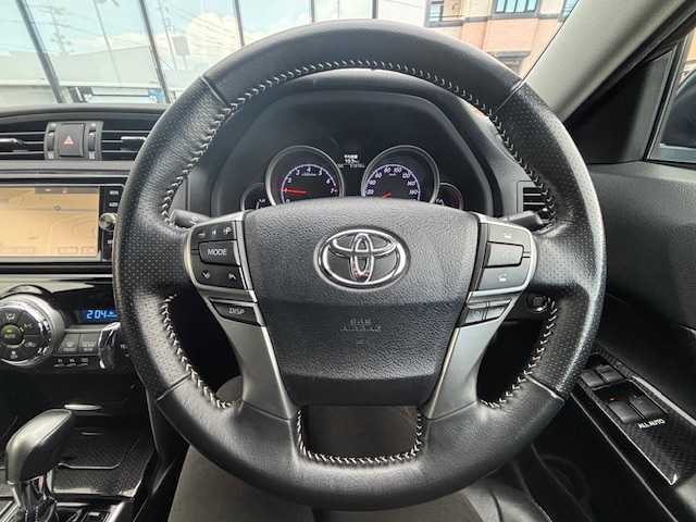 トヨタ マークＸ 250RDS 宮城県 2017(平29)年 5.2万km ブラック 登録時走行距離51819km/SD純正ナビ/CD/DVD/Bluetooth/モデリスタエアロ/追従クルーズコントロール/バックカメラ/横滑り防止装置/衝突軽減ブレーキ/オートライト/シートヒーター/パドルシフト/コーナーセンサー/ETC/純正フロアマット/電動格納ミラー/LEDヘッドライト