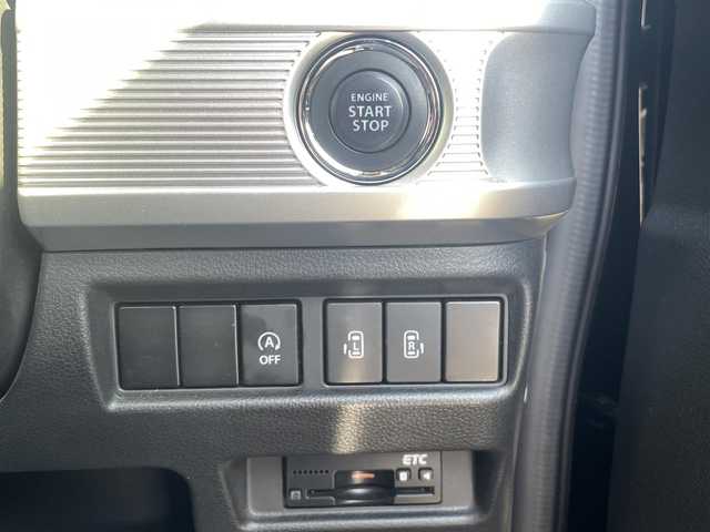 スズキ スペーシア カスタム HYBRID XS 宮崎県 2018(平30)年 5万km 黒 純正アルミ/衝突軽減ブレーキ/シートヒーター/電動格納ミラー/純正ナビ（CN-RZ846)/全方位カメラ/オートライド