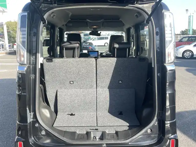 スズキ スペーシア カスタム HYBRID XS 宮崎県 2018(平30)年 5万km 黒 純正アルミ/衝突軽減ブレーキ/シートヒーター/電動格納ミラー/純正ナビ（CN-RZ846)/全方位カメラ/オートライド