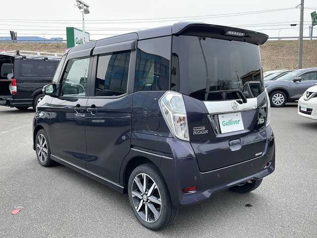 日産 デイズ ルークス ハイウェイスター Gターボ 青森県 2018(平30)年 5.4万km プレミアムパープルP ・ワンオーナー/・4WD/・追従なしクルーズコントロール/・純正7インチメモリーナビ(MM318D-W)/・CD/DVD/フルセグTV/Bluetooth/AUX/・純正エンジンスターター/・純正15インチAWサマータイヤ/・社外AWスタッドレス車載/・踏み間違い衝突防止アシスト/・インテリジェントエマージェンシーブレーキ/・両側パワースライドドア /・純正フロアマット/・スマートキー