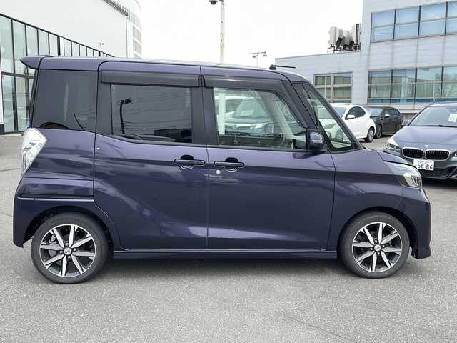 日産 デイズ ルークス ハイウェイスター Gターボ 青森県 2018(平30)年 5.4万km プレミアムパープルP ・ワンオーナー/・4WD/・追従なしクルーズコントロール/・純正7インチメモリーナビ(MM318D-W)/・CD/DVD/フルセグTV/Bluetooth/AUX/・純正エンジンスターター/・純正15インチAWサマータイヤ/・社外AWスタッドレス車載/・踏み間違い衝突防止アシスト/・インテリジェントエマージェンシーブレーキ/・両側パワースライドドア /・純正フロアマット/・スマートキー