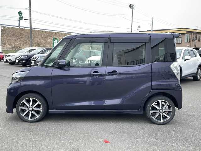 日産 デイズ ルークス ハイウェイスター Gターボ 青森県 2018(平30)年 5.4万km プレミアムパープルP ・ワンオーナー/・4WD/・追従なしクルーズコントロール/・純正7インチメモリーナビ(MM318D-W)/・CD/DVD/フルセグTV/Bluetooth/AUX/・純正エンジンスターター/・純正15インチAWサマータイヤ/・社外AWスタッドレス車載/・踏み間違い衝突防止アシスト/・インテリジェントエマージェンシーブレーキ/・両側パワースライドドア /・純正フロアマット/・スマートキー