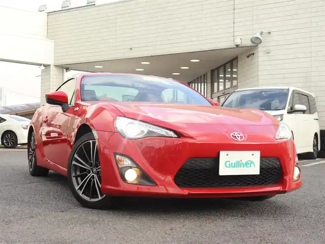 トヨタ ８６ GT リミテッド 神奈川県 2013(平25)年 11.7万km ライトニングレッド 純正ナビ/バックカメラ/BluetoothAudio/ETC/シートヒーター/純正フロアマット/純正17インチAW/プッシュスタート/スマートキー