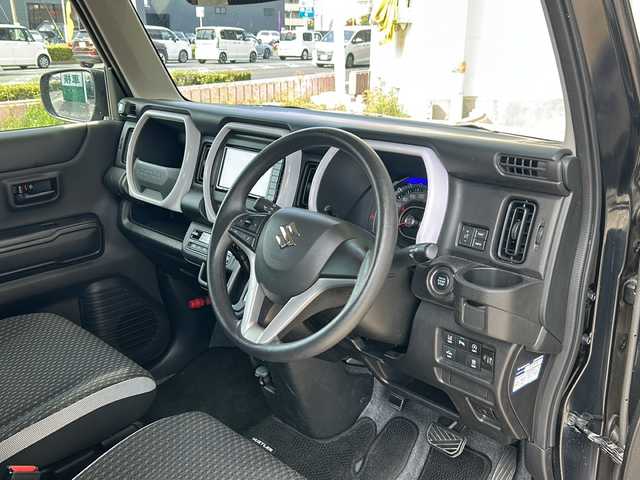 スズキ ハスラー HYBRID G 静岡県 2022(令4)年 5.2万km ブルーイッシュブラックパール3 ディーラーナビ/・FM/AM/・iPod/・SD/・フルセグTV/・USB/・Bluetooth/・CD/DVD/主要装備/・全方位カメラ/・純正前後ドライブレコーダー/・運転席+助手席シートヒーター/・純正フロアマット/・衝突被害軽減システム/・サイドカーテンエアバック/・オートライト/・コーナーセンサー/・横滑り防止装置/・アイドリングストップ