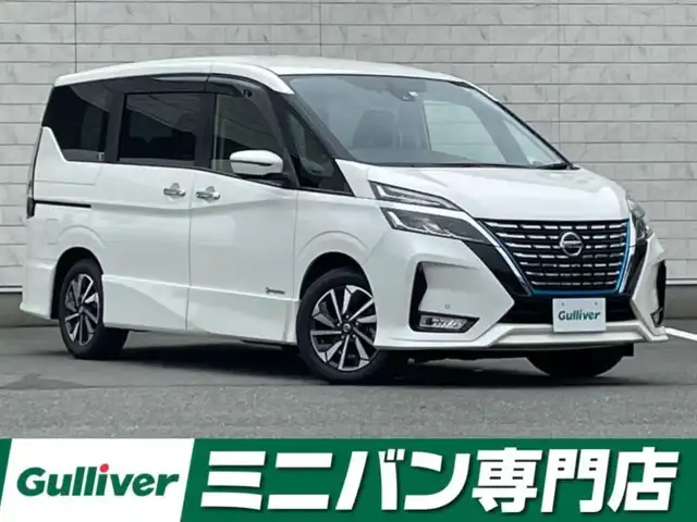 日産 セレナ e－パワー ハイウェイスター G 福岡県 2020(令2)年 4.1万km ブリリアントホワイトパール 純正10型SDナビ（フルセグTV/CD/DVD/BT)プロパイロット後席モニターエマージェンシーブレーキコーナーセンサーBSM両側パワスラドラレコETCオートホールドUSBポート純正LEDヘットライト純正フロアマット/純正16インチアルミホイールプッシュスタートスマートキー