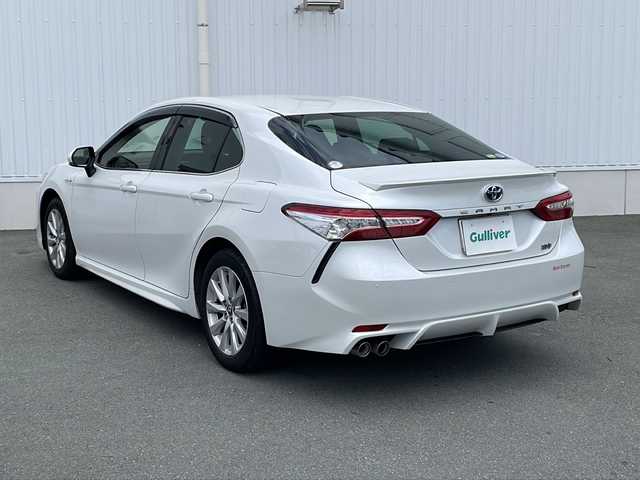 トヨタ カムリ WS 三重県 2019(平31)年 3.4万km プラチナホワイトパールマイカ 衝突軽減　レーンキープ　純正９型ナビ　フルセグＴＶ　ＣＤ　Ｂｌｕｅｔｏｏｔｈ　バックカメラ　ドラレコ　追従型クルコン　コーナーセンサー　オートマチックハイビーム　パドルシフト　ハーフレザーシート　スマートキー　プッシュスタート　USB　ビルトインETC　オートライト　ステアリングスイッチ　横滑り防止　純正アルミ　純正フロアマット　電動格納ミラー