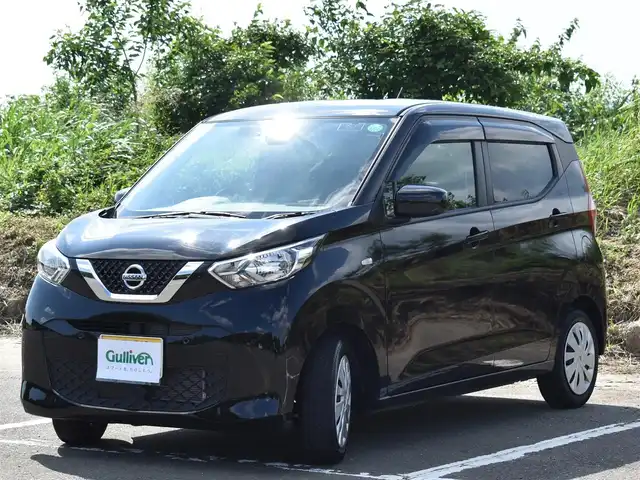 日産 デイズ S 福岡県 2020(令2)年 4.8万km ブラック 純正ナビ【MJ120D-W】/　CD/フルセグTV/BTオーディオ/キーレスエントリー/コーナー・バックセンサー/電動格納ミラー/ドライブレコーダー/ETC/保証書/取扱説明書