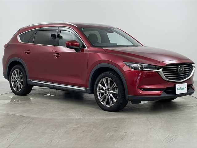 マツダ ＣＸ－８ XD Lパッケージ 道央・札幌 2019(令1)年 6.3万km ソウルレッドクリスタルM ・4WD/・純正ナビ/&BT&CD&DVD&USB&AUX&フルセグTV/・全方位カメラ/・パワーバックドア/・衝突被害軽減ブレーキ/・アダプティブクルーズコントロール/・アイドリングストップ/・前席パワーシート/・前席シートベンチレーション/・シートヒーター（1列目・2列目）/・レザーシート/・ステアリングヒーター/・純正前方ドライブレコーダー/・純正ETC/・ルーフレール/・ドアミラーヒーター&ウィンカー/・フロントワイパーデアイサー/・純正フロアマット/・LEDヘッドライト/・フォグランプ/・オートライト/・スマートキー/・スペアキー/・取扱説明書