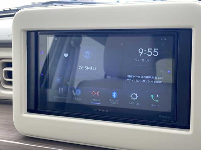 スズキ ラパン X 沖縄県 2022(令4)年 0.7万km トラッドカーキメタリック ディスプレイオーディオ/Ｂｌｕｅｔｏｏｔｈ/ドライブレコーダー/ＥＴＣ/コーナーセンサー/アイドリングストップ/ステアリングスイッチ/プッシュスタート/シートヒーター/ＬＥＤヘッドライト/スマートキー/LEDヘッドライト/純正フロアマット/純正アルミホイール