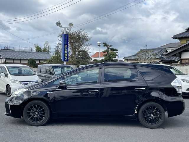 トヨタ プリウス α S Lセレクション 茨城県 2014(平26)年 12.7万km ブラック (株)IDOMが運営する【じしゃロン水戸店】の自社ローン専用車両になりますこちらは現金またはオートローンご利用時の価格です。自社ローンご希望の方は別途その旨お申付け下さい/SDナビ/フルセグ/Bluetooth/バックカメラ/ビルトインETC/HIDヘッドライト