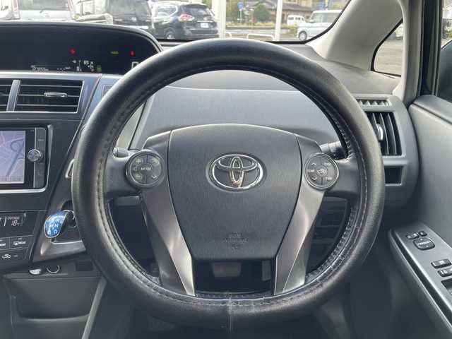 トヨタ プリウス α S Lセレクション 茨城県 2014(平26)年 12.7万km ブラック (株)IDOMが運営する【じしゃロン水戸店】の自社ローン専用車両になりますこちらは現金またはオートローンご利用時の価格です。自社ローンご希望の方は別途その旨お申付け下さい/SDナビ/フルセグ/Bluetooth/バックカメラ/ビルトインETC/HIDヘッドライト