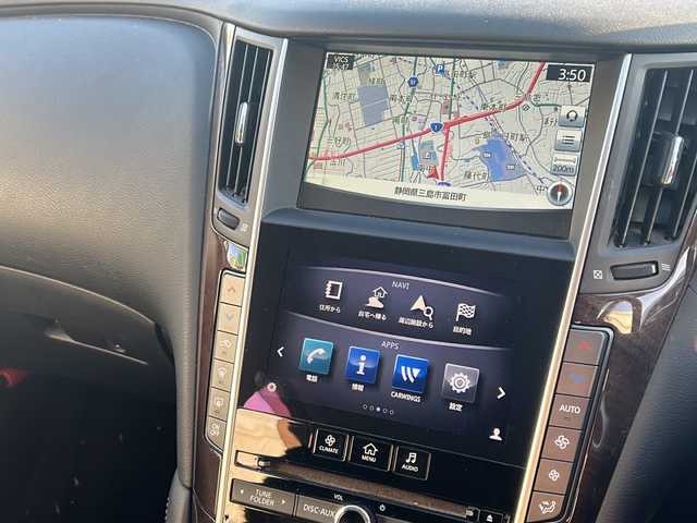 日産 スカイライン ハイブリッド 350GT Type SP 静岡県 2015(平27)年 15.2万km パール