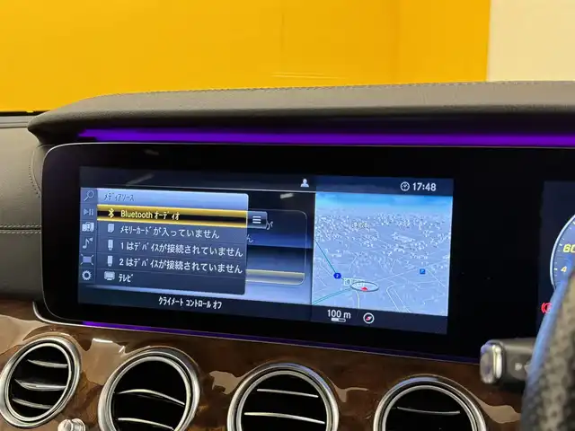 メルセデス・ベンツ Ｅ４００ 4マチック エクスクルーシブ 群馬県 2016(平28)年 5.4万km ダイヤモンドホワイト サンルーフ/ブルメスター/純正ナビ/（AM/FM/BT）/フルセグTV/ビルトインETC/ステアリングスイッチ/D席メモリーシート/前席パワーシート/前席シートヒーター/前席シートクーラー/ステアリングスイッチ/道路標識アシスト/アクティブブレーキアシスト/アテンションアシスト/アクティブブレーキアシスト/BSM/社外デジタルインナーミラー