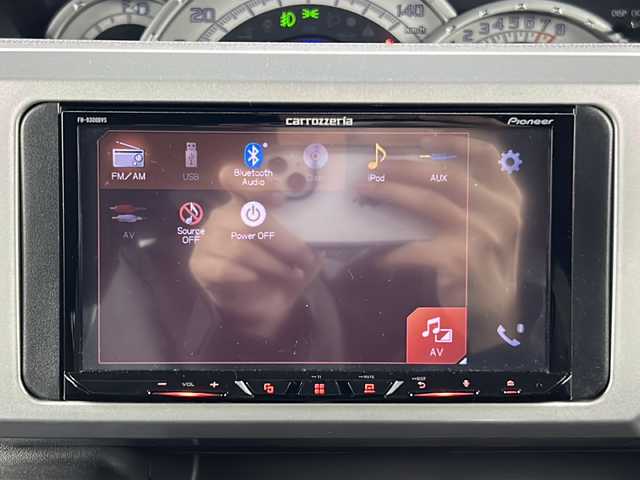 ダイハツ ウェイク G ターボ　レジャーエディション SA Ⅱ 愛知県 2016(平28)年 1.8万km オフビートカーキM プッシュスタート/社外ディスプレイオーディオ【CD/USB/iPod】/スマートキー/AAC/ETC/バックカメラ/両側パワースライドドア/LEDライト/オートライト/フォグランプ/ベンチシート/純正ドアバイザー/オート電動格納ドアミラー/室内LED/横滑り防止装置/レーンキープアシスト/衝突軽減ブレーキ/W＋サイドエアバック/純正フロアマット/純正アルミホイール