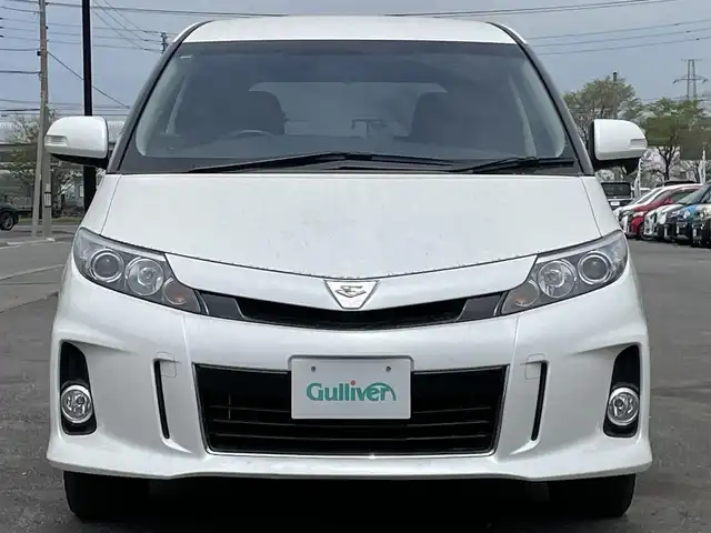 トヨタ エスティマ アエラス 道央・札幌 2012(平24)年 4.6万km ホワイトパールクリスタルシャイン ４WD/純正ディーラーOPナビ/CD/DVD/BT/フルセグ/クルーズコントロール/バックカメラ/ビルトインETC/センターデフロック/ECOMODE/両側パワースライドドア/ステアリングリモコン/MTモード付AT/レーダー探知機/プッシュスタート/スマートキー/HIDヘッドライト/オートライト/フォグランプ/電動格納ミラー/ウィンカーミラー/純正フロアマット/ドアバイザー
