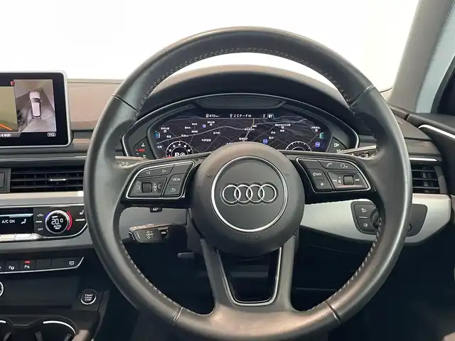 アウディ Ａ４ 2.0 TFSI クワトロ スポーツ Sライン PKG 愛知県 2018(平30)年 4.9万km グレイシアホワイトメタリック バーチャルコクピット　/マトリクスＬＥＤ　/ＭＭＩナビゲーション　/Ｂｌｕｅｔｏｏｔｈ　/フルセグＴＶ　/３６０度カメラ　/ブラックレザー　/シートヒーター/パワーシート　/ＡＣＣ　/ＬＫＡ　/ＢＳＭ　/ドライブレコーダー　/ＥＴＣ2.0/プッシュスタート/ウィンカーミラー/アイドリングストップ