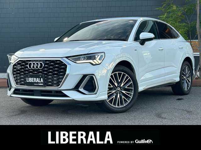 アウディ Ｑ３ SB 35TDIクワトロ Sライン 滋賀県 2021(令3)年 3.8万km グレイシアホワイトメタリック バーチャルコックピット/純正ナビ/（BT/USB/CarPlay）/３６０°カメラ/ベーシックパッケージ/・シートヒーター/・オートマチックテールゲート/・パワーシート/・Audiホールドシステム/アシスタンスパッケージ/・アダプティブクルーズアシスト/・ハイビームアシスト/・サイドアシスト/・リアクロストラフィックアシスト/プラスパッケージ/・パーシャルレザー/・マルチカラーアンビエントライティング/・純正19インチアルミホイール/テクノロジーパッケージ/・スマートフォンインターフェース/・ワイヤレスチャージング