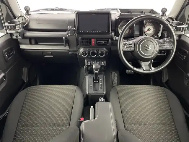 スズキ ジムニー XC 新潟県 2020(令2)年 4.5万km ブルーイッシュブラックパール3 アルパイン9インチナビ（X9NX)/バックカメラ/フルセグTV/Bluetooth/衝突軽減ブレーキ/レーンキープアシスト/クルーズコントロール/オートライト/LEDヘッドライト/ETC/ミラーヒーター/革巻きステアリング/ステアリングスイッチ/プッシュスタート/純正フロアマット
