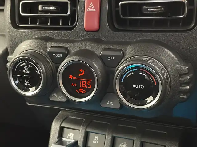 スズキ ジムニー XC 新潟県 2020(令2)年 4.5万km ブルーイッシュブラックパール3 アルパイン9インチナビ（X9NX)/バックカメラ/フルセグTV/Bluetooth/衝突軽減ブレーキ/レーンキープアシスト/クルーズコントロール/オートライト/LEDヘッドライト/ETC/ミラーヒーター/革巻きステアリング/ステアリングスイッチ/プッシュスタート/純正フロアマット