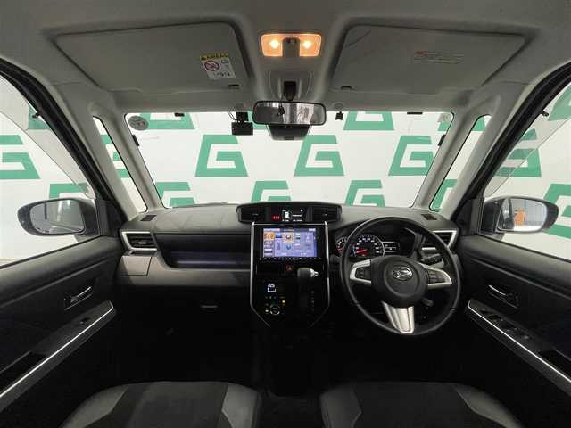 ダイハツ トール カスタムG ターボ SAⅢ 鹿児島県 2019(令1)年 5.8万km レーザーブルークリスタルシャイン ワンオーナー　/禁煙車　/アルパイン8インチナビ(CD/DVD/フルセグTV)　/全方位カメラ　/スマートアシスト３　/両側パワースライドドア　/前後ドライブレコーダー　/クルーズコントロール　/ＬＥＤヘッドライト　/オートライト/オートマチックハイビーム　/前席シートヒーター/純正ハーフレザーシートカバー/純正フロアマット/ETC