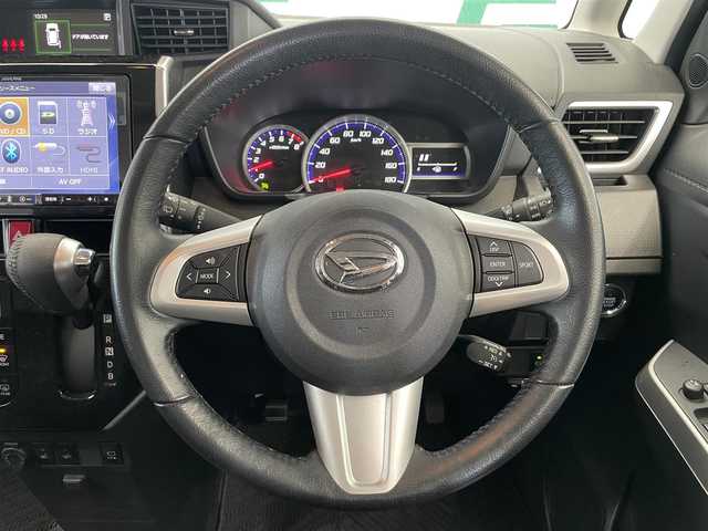 ダイハツ トール カスタムG ターボ SAⅢ 鹿児島県 2019(令1)年 5.8万km レーザーブルークリスタルシャイン ワンオーナー　/禁煙車　/アルパイン8インチナビ(CD/DVD/フルセグTV)　/全方位カメラ　/スマートアシスト３　/両側パワースライドドア　/前後ドライブレコーダー　/クルーズコントロール　/ＬＥＤヘッドライト　/オートライト/オートマチックハイビーム　/前席シートヒーター/純正ハーフレザーシートカバー/純正フロアマット/ETC