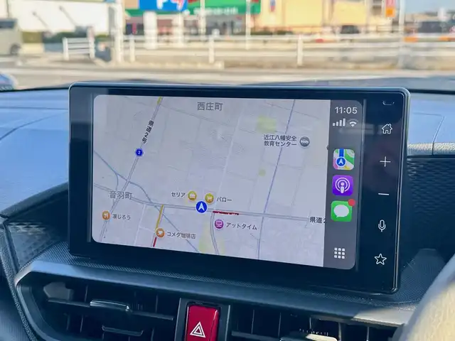 トヨタ ライズ X 滋賀県 2025(令7)年 0.4万km スムースグレーマイカメタリック ワンオーナー/Zグレード純正17インチアルミ/ディスプレイオーディオパッケージ/純正9インチディスプレイオーディオ/　フルセグ Bluetooth appleCarPlay/LEDフォグライト/デイライト/バックカメラ/スペアタイヤ/純正LEDヘッドランプ/スマートアシスト/衝突回避支援ブレーキ/衝突警報機能/車線逸脱警報機能/車線逸脱抑制制御機能/ふらつき警報/路側逸脱警報機能/ブレーキ制御付後発進抑制機能 前方・後方/先行者発進お知らせ機能/オートハイビーム/コーナーセンサー/純正フロアマット/スマートキー×2/プッシュスタート/