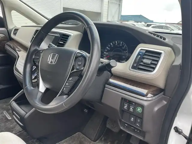 ホンダ オデッセイ G EX 道北・旭川 2013(平25)年 12万km ホワイトオーキッドパール (株)IDOMが運営する【じしゃロン旭川店】の自社ローン専用車両になります。こちらは現金またはオートローンご利用時の価格です。自社ローンご希望の方は別途その旨お申付け下さい/　/・純正ナビ（CD/DVD/BT/フルセグ）/・バックカメラ/・ビルトインETC/・クルーズコントロール/・ステアリングリモコン/・アイドリングストップ/・両側パワースライドドア