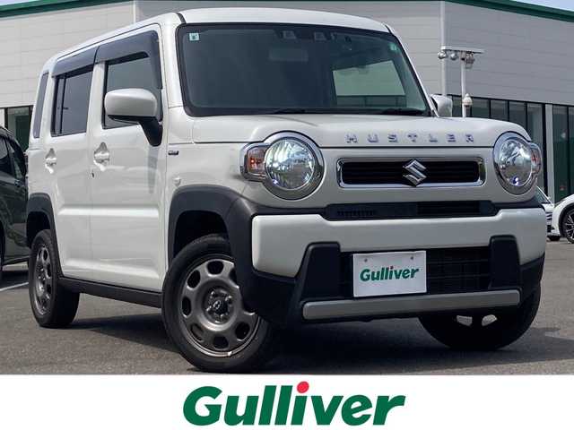 スズキ ハスラー HYBRID G 佐賀県 2021(令3)年 4.6万km ピュアホワイトP 社外ディスプレイオーディオ/バックカメラ/衝突被害軽減ブレーキ/レーンキープアシスト/オートハイビーム/コーナーセンサー/シートヒーター/ドライブレコーダー/ステアリングリモコン/ETC/プッシュスタート/スマートキー/社外LEDヘッドライト