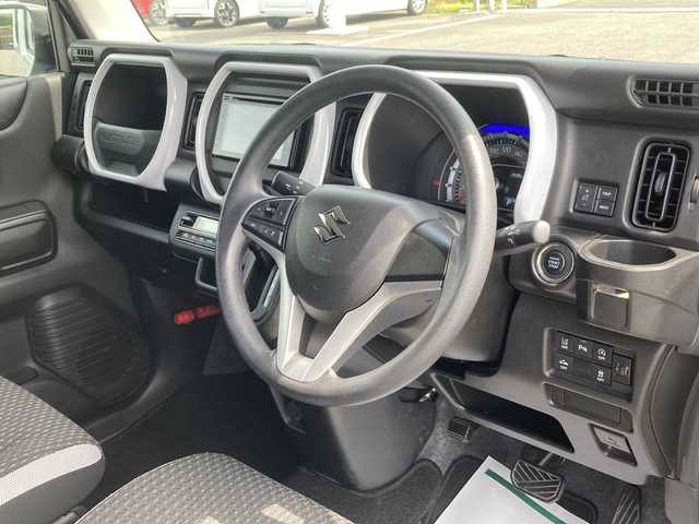スズキ ハスラー HYBRID G 佐賀県 2021(令3)年 4.6万km ピュアホワイトP 社外ディスプレイオーディオ/バックカメラ/衝突被害軽減ブレーキ/レーンキープアシスト/オートハイビーム/コーナーセンサー/シートヒーター/ドライブレコーダー/ステアリングリモコン/ETC/プッシュスタート/スマートキー/社外LEDヘッドライト