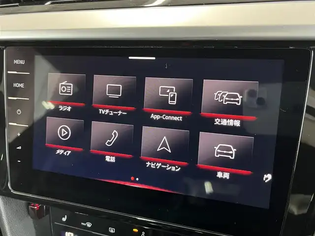 フォルクスワーゲン ＶＷ アルテオン TSI 4モーション Rライン 山形県 2022(令4)年 2.8万km 黒 純正ナビ/360°カメラ/フルセグTV/ALPINE後席モニター/アダプティブクルーズコントロール/シートヒーター/Rラインレザーシート/パドルシフト/ドライブレコーダー/純正AW付きスタッドレス車載/電動リアゲート/フットオープナー