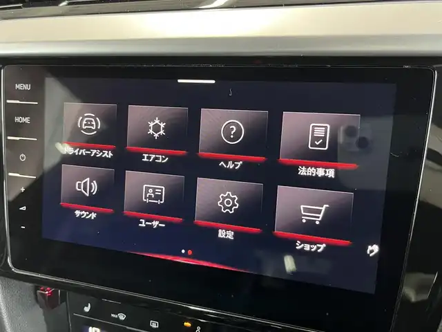フォルクスワーゲン ＶＷ アルテオン TSI 4モーション Rライン 山形県 2022(令4)年 2.8万km 黒 純正ナビ/360°カメラ/フルセグTV/ALPINE後席モニター/アダプティブクルーズコントロール/シートヒーター/Rラインレザーシート/パドルシフト/ドライブレコーダー/純正AW付きスタッドレス車載/電動リアゲート/フットオープナー