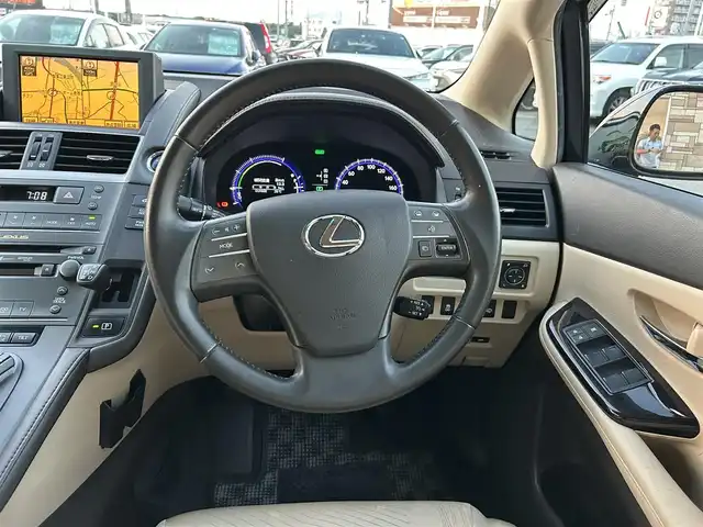 レクサス ＨＳ 250h 徳島県 2009(平21)年 12.3万km ブラックオパールマイカ 純正HDDナビ/　AM/FM/DISC/HDD/AUX/フルセグ/MD/USB/ETC/クルーズコントロール/バックカメラ/ヘッドライトウォッシャー/パワーシート/社外フロアマット/スマートキー/プッシュスタート/ドアバイザー/LEDヘッドライト/PWR MODE/ECO MODE/EV MODE/取扱説明書/新車時保証書