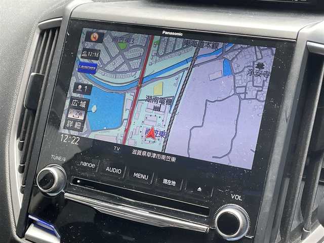 スバル フォレスター ハイブリッド アドバンス 滋賀県 2020(令2)年 7.9万km クリスタルブラックシリカ 禁煙車/純正8型ナビ【CD/DVD/USB/Bluetooth/フルセグ】/バック＆サイドカメラ/後席モニター【ALPINE】/デジタルインナーミラー/電動リアゲート/電動パーキング/ハーフレザーシート/全席シートヒーター/D/N席パワーシート/ステアリングヒーター/前後ソナー/ETC/パドルシフト