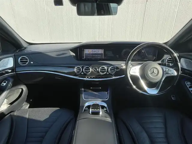 メルセデス・ベンツ Ｓ４００ｄ AMGラインプラス 東京都 2018(平30)年 4.6万km ダイヤモンドホワイト 純正HDDナビ/フルセグTV/360°カメラ/AppleCarPlay/AndroidAuto/HUD/Burmester/ウッドコンビハンドル/レザーEXC/パヒュームアトマイザー/黒革シート/全席シートヒーター/前席シートベンチレーション/64色アンビエントライト/ソフトクローズドア/パノラマサンルーフ/エアサス/リモートパーキングアシスト/レーダーセーフパッケージ/キーレスゴー/パワートランク/フットオープナー/前方ドライブレコーダー/Wチャージャー/ダイナミックセレクト/ダイナミックシート